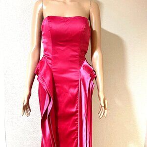 Lover Lillian Long Gown Prom Dress Mother of the Bride Pink Fully Lined Size XS